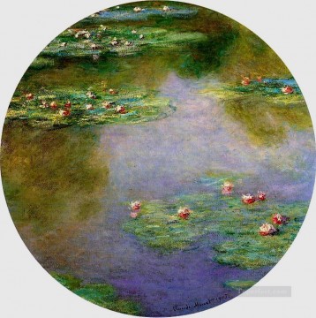 睡蓮 1907 クロード・モネ 印象派の花 Oil Paintings